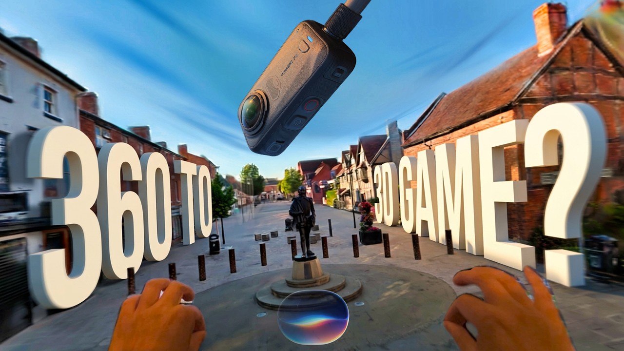 Hugh Hou with an Insta360 X6, video thumbnail for the Spatial Capture walkthrough